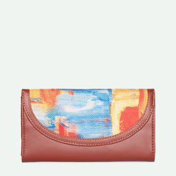 ZOUK Women Abstract Amaze Kyra Flap Wallet image 3