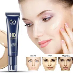 CVB High Definition Oil Free Foundation - 40 ml - Soft Ivory image 4