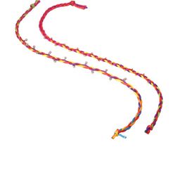 Sangria Set Of 2 Artificial Beaded Thread Rakhis With Roli Chawal Chandan & Mishri image 4