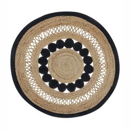 Art Avenue Black Hemp Jute Carpet-image-90