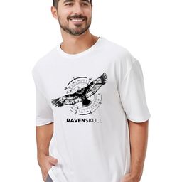 BRATMA Graphic Printed Cotton Round Neck Oversized T-shirt-image-77