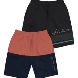 HELLCAT Boys Typography Printed Shorts-6