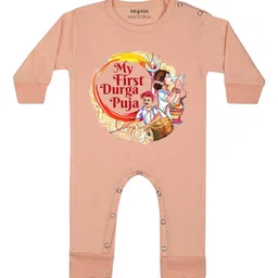 Arvesa My First Navratri Printed Bodysuit-image-53