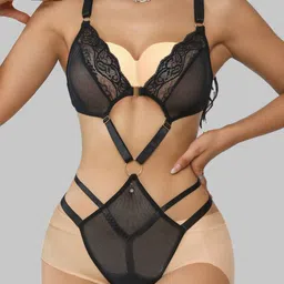 KRENOZ Net Baby Doll with High-Low-picture-22