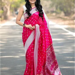 VASTRAHUT Ethnic Motifs Zari Banarasi Saree-picture-46