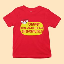 YK X First Laugh Boys Typography Printed T-shirt-image-33