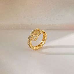 Jewels Galaxy Gold-Plated Crystals-Studded Anti-Tarnish Finger Ring-image-82