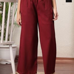 ETC Women Pack Of 2 Wide Leg Lounge Pants With side Pocket-picture-44
