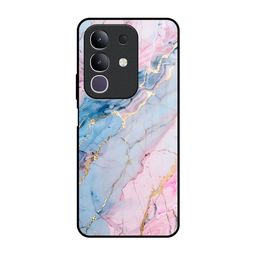 QRIOH Quirky Printed Glass Vivo T4x 5G Mobile Back Case Cover-image-10