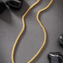 NVR Men Gold-Plated Stainless Steel Chain-image-14
