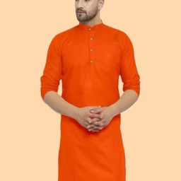 ANUJ FASHION Men Blended A-Line Kurtas-picture-27