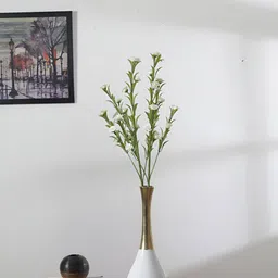ARICK DECOR White 2 Pieces Rose Artificial Plant-picture-23