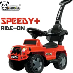 Ride-On Jeep for Kids with Music & Horn Steering with Back Support seat Car Non Battery Operated Ride On-image-90