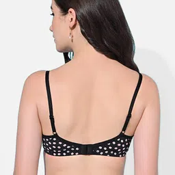 FIMS Pack Of 2 Polka Dot Printed Full Coverage Lightly Padded Bra image 2