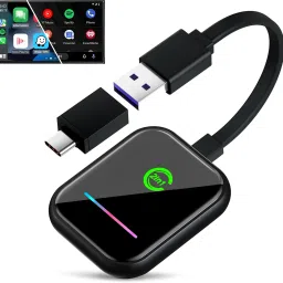 ZITRONIX Black Wireless 2 in 1 Stick for Car Android Auto Carplay Phone Converter-16