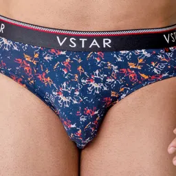 VStar Abstract Printed Low-Rise Basic Briefs SG 02-JET_BLACK image 4