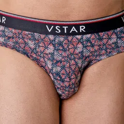 VStar Abstract Printed Low-Rise Basic Briefs SG 02-MIDNIGHT_BLUE image 2