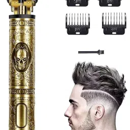 Krittoe Professional Vintage T9 Hair Trimmer Clipper T-Shape Design & Dragon Style G177 Trimmer 120 min Runtime 4 Length Settings-image-34