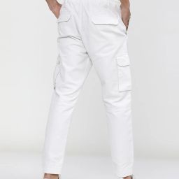 ketch Flat-Front Cargo Pants with Drawstring Waist image 4