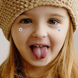 Comet Busters Set of 12 Multicolored Floral Bindis image 4