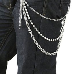 Yellow Chimes Men Silver-Toned Rhodium-Plated Layered Chain-46