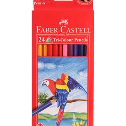Faber Castell 24 Tri-Colour Pencils-18