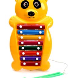 Prime Creations Pull N Tune Panda Xylophone - Yellow-25