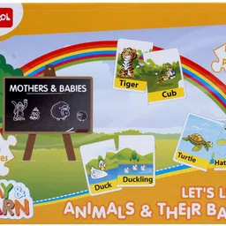 Funskool Play and Learn Animals and Their Babies-image-37