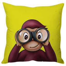 Stybuzz monkey Cushion Cover - Yellow-13