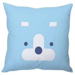 Stybuzz Bear Face Cushion Cover - Blue-image-85