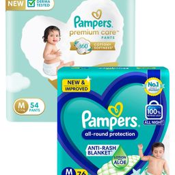 Pampers Premium Care Pant Style Diapers Medium - 54 Pieces & Pampers Pant Style Diapers Medium Size - 76 Pieces-image-50