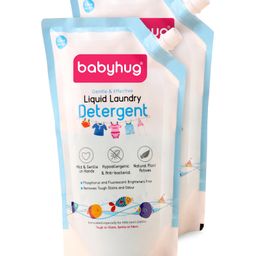 Babyhug Liquid Laundry Detergent Refill Pack - 750 ml Pack of 2-image-99