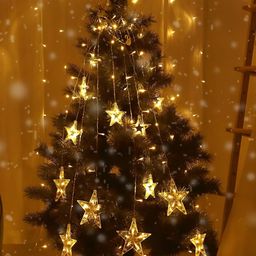SPARK WORLD Yellow Star-Shaped String Lights image 3
