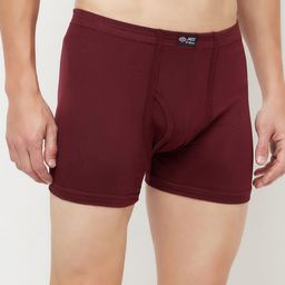 T.T. Men Jazz Fine Long Inner Elastic Pack Of 3 Pure Cotton Trunks image 2