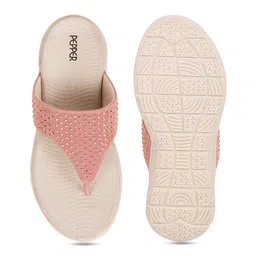 PEPPER Open Toe Flats with Laser Cuts image 5