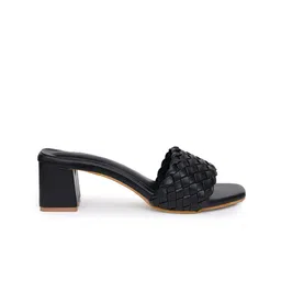 Misto Woven Design Block Heels image 2