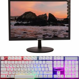 zebion 46.99 cm (18.5 inch) Full HD TN Panel Monitor (HDMI & VGA Input, Max Resolution 1366 X 768 and Yama Gaming Keyboard)-image-88