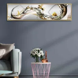 art street Running Horse On Water Canvas Art Print-picture-32