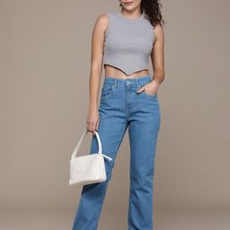 roadster Women Relaxed Fit High Rise Blue Jeans-picture-32