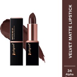 Matte Bullet Lipstick Intense Colour Transferproof & Smudgeproof Alpha Brown -20-19