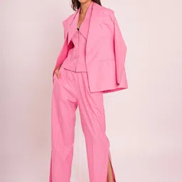 Erazz London Blazer with Shirt Collar Waistcoat and Trousers Co-Ords-image-55