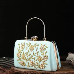 Toobacraft Embroidered Box Clutch-picture-42