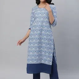 AURELIA Women Cotton Floral Printed Kurta-picture-41