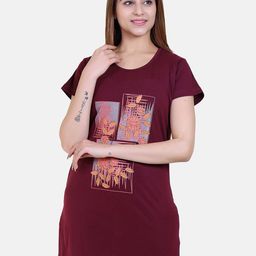 Divine Girl Print Cotton Longline Top-image-20
