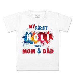 Arvesa Kids Typography Printed Applique T-shirt-image-22