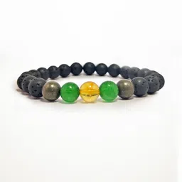 Divine souvenirs Unisex Artificial Beaded Elasticated Bracelet-picture-39
