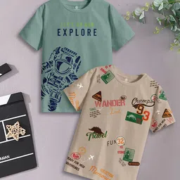 CODEZ Boys 2 Pure Cotton T-shirt-image-44