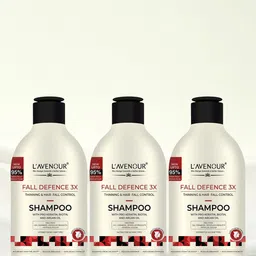 L'AVENOUR Fall Defence 3X Set Of 3 Thinning & Hair Fall Control Shampoo- 300 ml Each-49