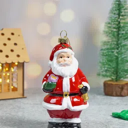 Little Surprise Box LLP Red Standing Santa Claus Christmas Tree Ornaments-picture-19