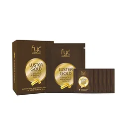 FYC Professional 6 Step Luster Gold Radiant And Glowing Skin Facial Kit- 260 g-30